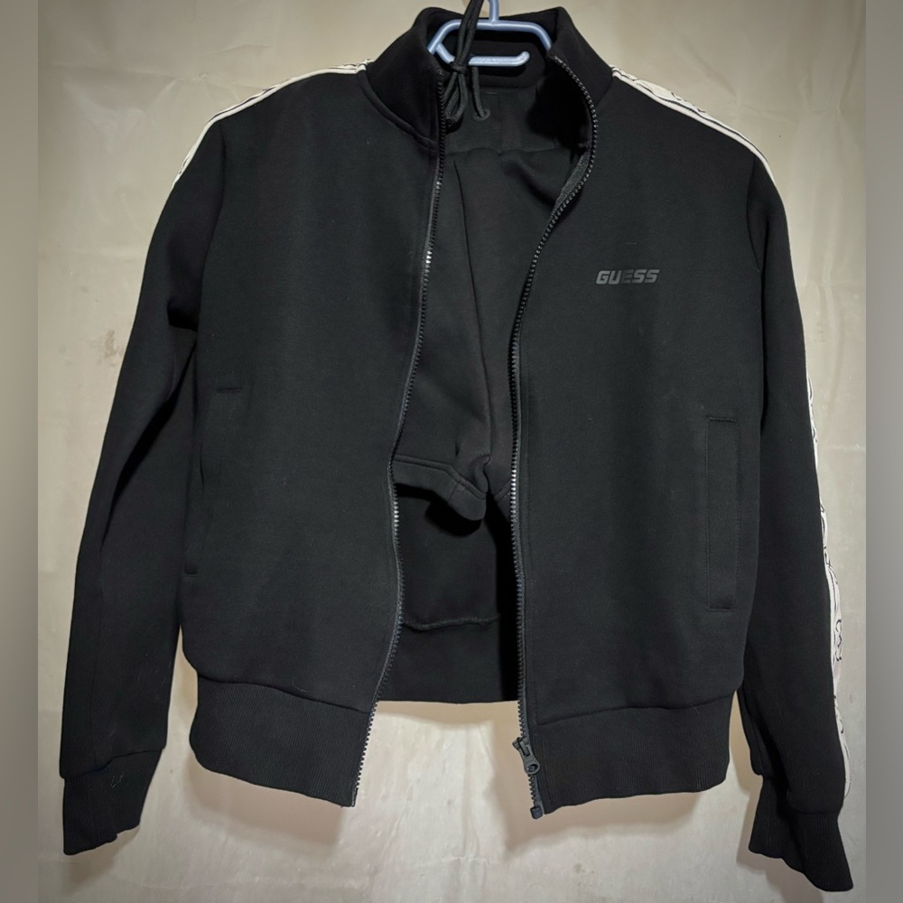 GUESS-Quattro G-Black Scuba Jacket(M) & Matching Shorts(S)-NWOT